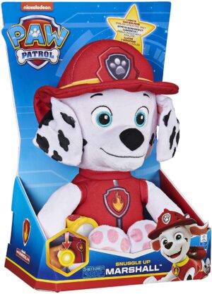 for Kids Aged 3 Paw Patrol 6054735 Snuggle Up Chase Plush with Torch and Sounds 