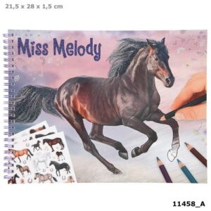 Miss Melody Magic Scratch Book Kratzbuch Magisches Kratzbilder-Buch Pferd Pferde 