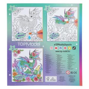 TOPModel Watercolour Book DRAGON LOVE