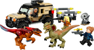 LEGO Jurassic World 76951 Pyroraptor & Dilophosaurus Transport