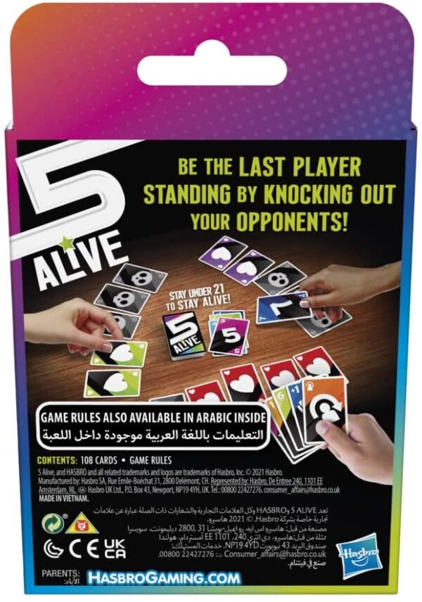 Gaming 5 Alive Card Game