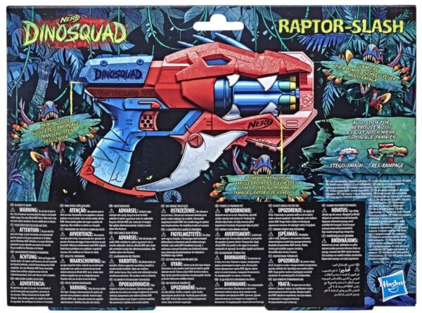 F2475 Nerf DinoSquad Raptor-Slash Dart Blaster