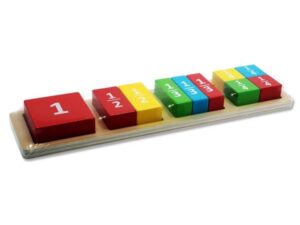 Little Hands Wooden Education Toy – Maths Block