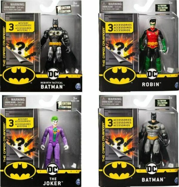 Spinmaster – Batman 4inch Figures Assorted