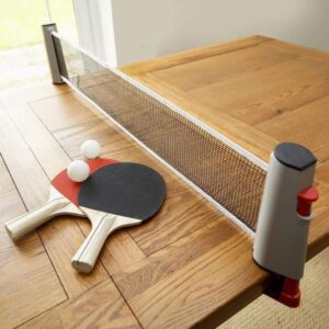Table Tennis Set with Expanding Net to Fit Any Table