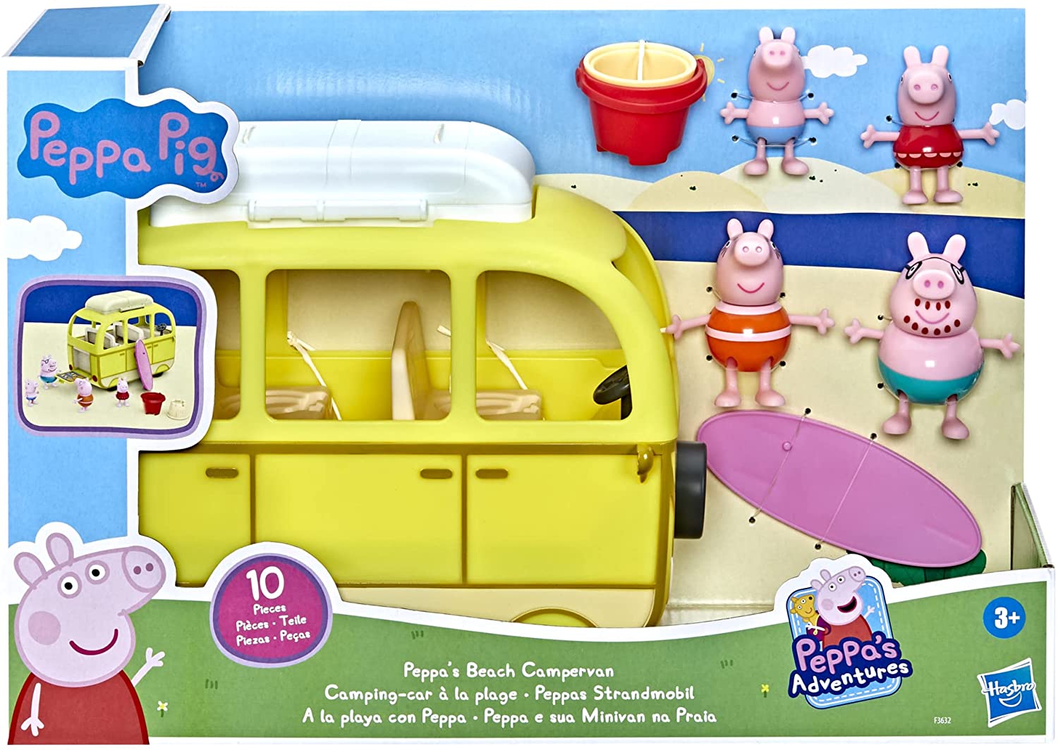 Peppa Pig Peppa's Adventures Peppa's Beach Campervan - Toys - Toys At Foys