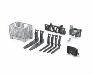 Bruder – Pallet Cable Winch and Forks Accessory Set