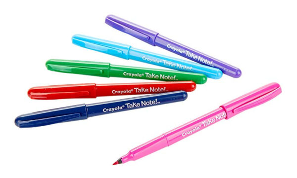 Take Note 6 Washable Felt Tip Pens