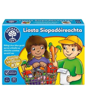 Orchard Toys Shopping List (Irish Language Version)