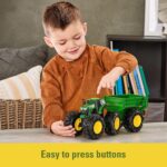 John Deere Lights & Sounds Tractor with Wagon