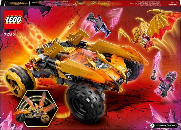 LEGO 71769 NINJAGO Cole’s Dragon Cruiser with Toy Car