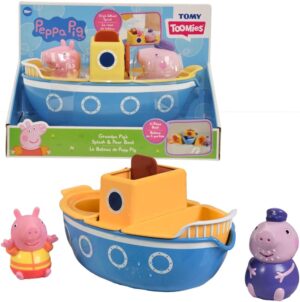 Toomies Grandpa Pig’s Splash & Pour Boat