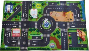 Kids Globe Traffic Mat with Led Traffic Lights