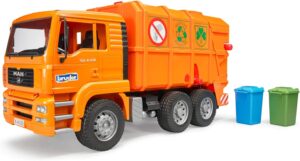 Bruder MAN TGA Orange Refuse Truck