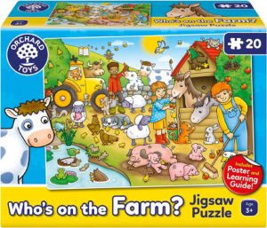 Orchard Toys Who’s On the Farm? Jigsaw Puzzle 20-Piece