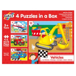 4 Puzzles in a Box Vehicles