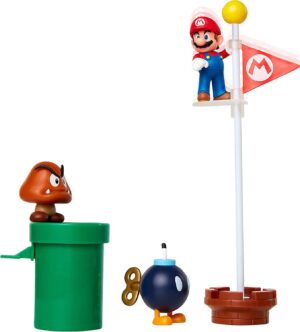 Super Mario Acorn Plains 2.5″ Diorama Set