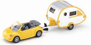 Siku 1:87 VW Beetle with Caravan
