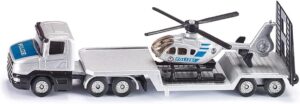 Siku 1:87 Police Low Loader with Helicopter