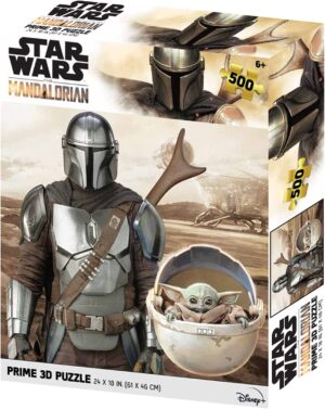 Star Wars The Mandalorian and Grogu 3D Puzzle 500p