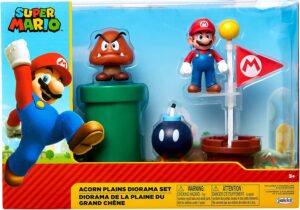 Super Mario Acorn Plains 2.5″ Diorama Set