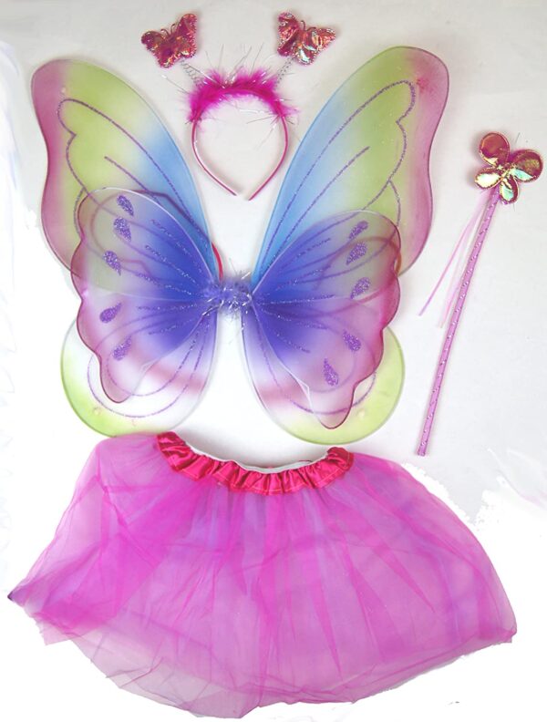 4pc Childs Fairy Dress Up Set