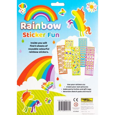 Rainbow Sticker Fun 5pc