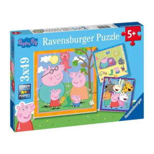 Ravensburger Peppa Pig 3×49 Jigsaw Puzzle