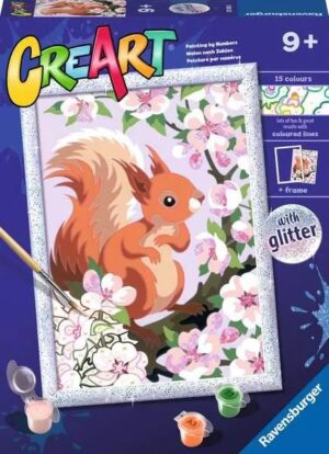 Ravensburger CreArt Paint by Numbers – Spring Squirrel
