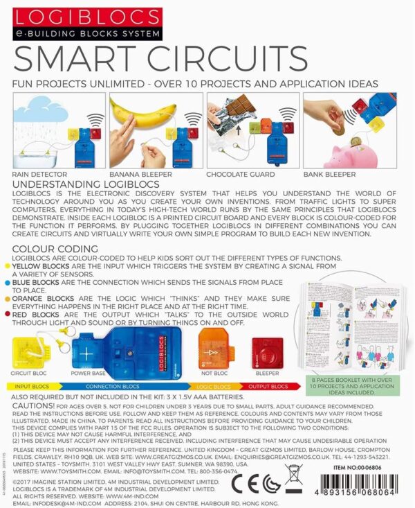 Logiblocs e-Building Blocks System – Smart Circuits