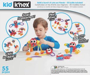 Kid K’NEX 30 Model Zoo Friends Building Set