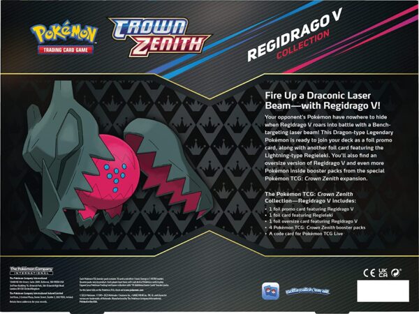 Pokémon TGC: Regidrago V Crown Zenith Collection