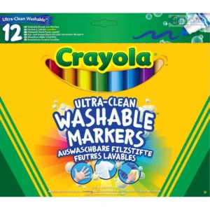 Crayola Ultra Clean Broadline Markers Set of 12