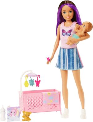 Barbie Doll And Accessories | Skipper Babysitter Crib Playset