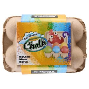 World Of Colour 6 Egg Shaped Chalk