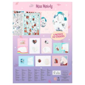 Miss Melody Number Sticker