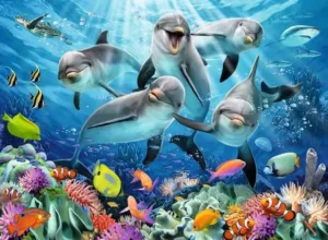 Ravensburger Dolphins 500 Pieces Jigsaw Puzzle