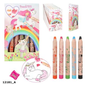 Princess Mimi Colouring Pencils & Sharpener