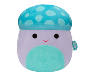Squishmallow 16In Pyle Purple and Blue Mushroom With Fuzzy Belly