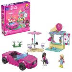 MEGA Barbie Convertible & Ice Cream Stand Building Toy Kit