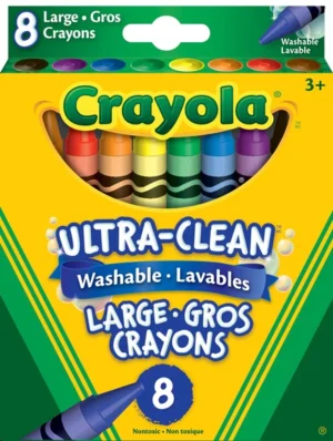 Crayola 8 Ultra Clean Large Crayons
