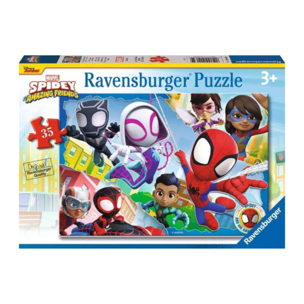 Ravensburger Spidey And His Amazing Friends 35 Pc Jigsaw Puzzle