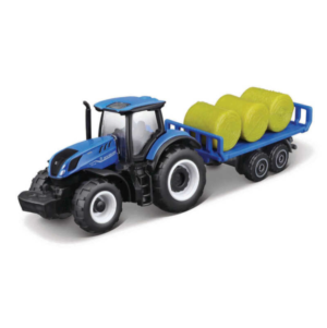 Maisto Mini Working Machines New Holland Tractor With Trailer