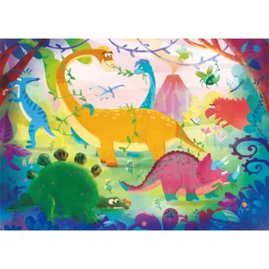 Clementoni Funny Dinos Jigsaw Puzzle Set of 2